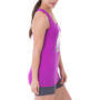 active graphic tank- Sparkling Orchid-sideview