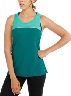 Danskin Now Women’s Active Mesh Detail Tank With Reflective Tape