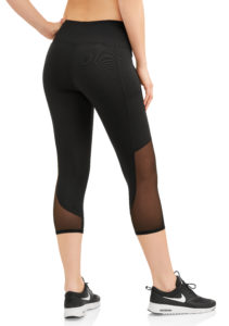 Women’s Core Active Mesh Insert Performance Capri Legging_back