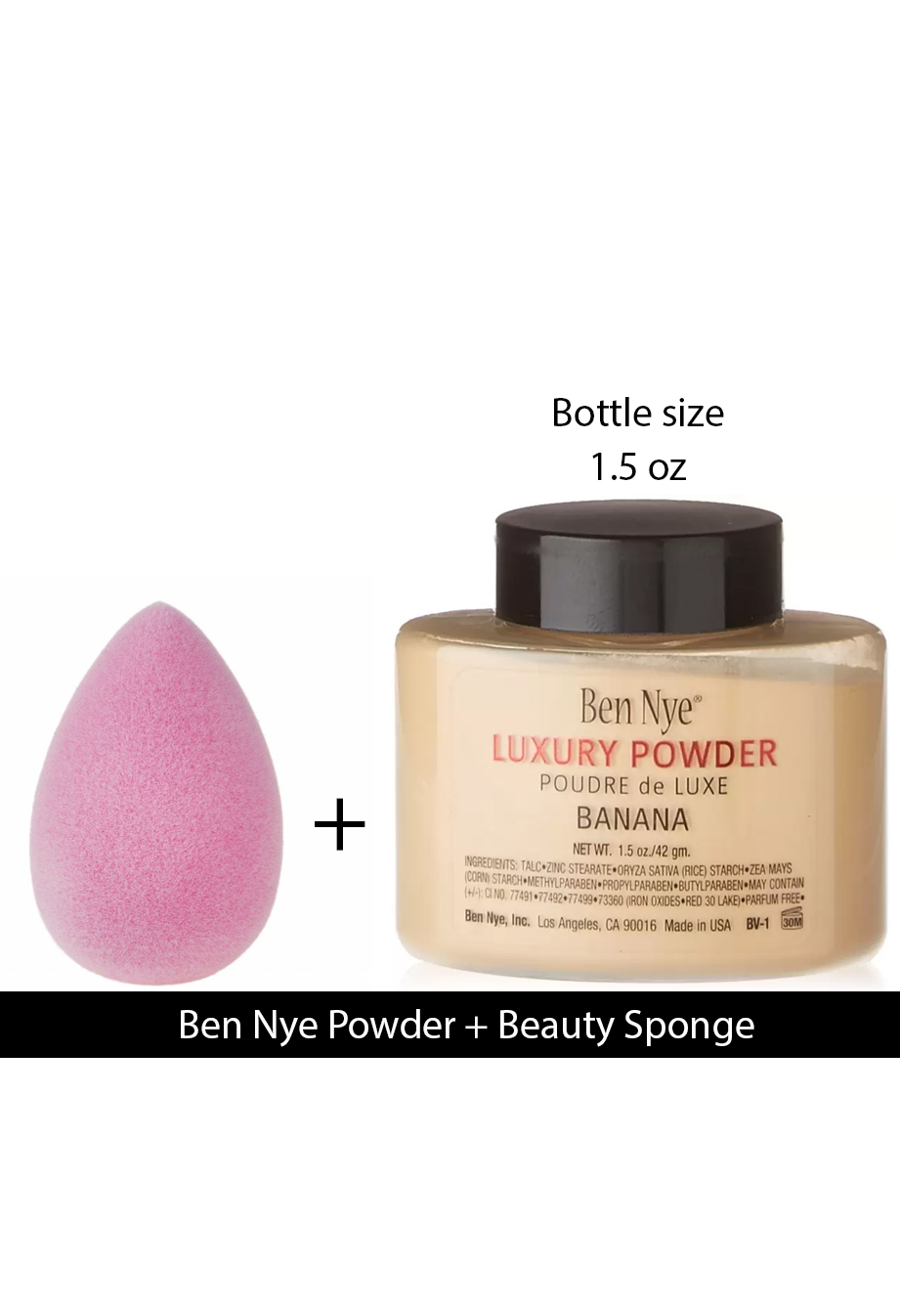 Ben Nye Banana Luxury Powder BV-1 1.5oz