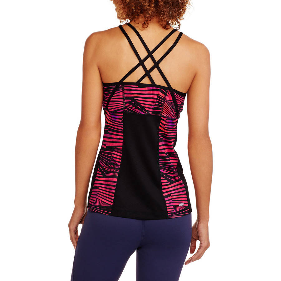 Women's Active Mesh Vented Tank with Strappy Back – Merciie