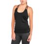 Juniors Active Racerback Tank with Built in Bra_Black_peach