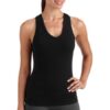 Shelf-Bra Racerback Tank_black_front
