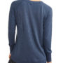 Avia Women’s Athleisure Soft French Terry Tulip Hem Tunic Sweatshirt blue2