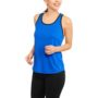 Danskin Now Women’s Mesh Tank with Contrast Trim blue