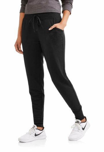 Danskin Now Women's Core Active French Terry Jogger black