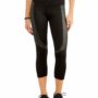 Women’s Core Contrast Shine Side Performance Leggings gunmeal front